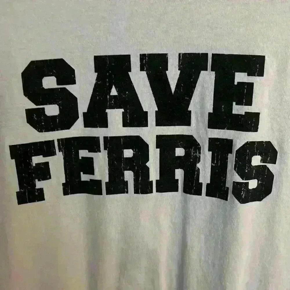 SAVE FERRIS Men’s beige short sleeve tshirt - Picture 2 of 6